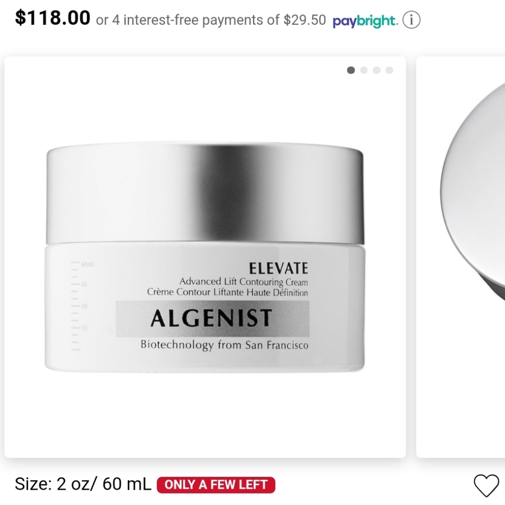 Brand New Algenist - Advanced Lift